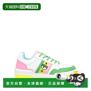 爆款 美国直邮CHIARA 休闲鞋 女士运动鞋 平底真皮厚底 Ferragni