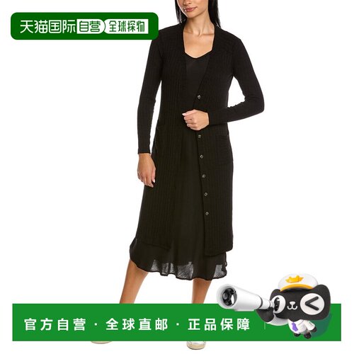 自营Michael Stars Ella Cardigan - black 美国奥莱直发开衫