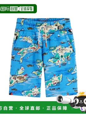自营Scotch & Soda All-Over Printed Sweatshort - blue 美国奥