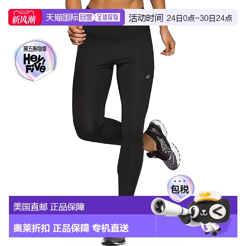 自营 asicsWomen's Tokyo Highwaist Tights In Black - black 美