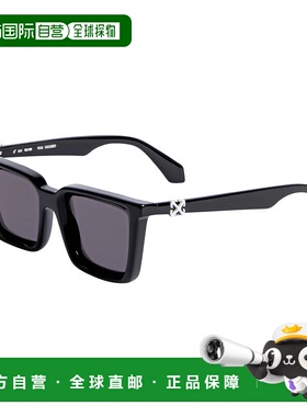 自营Off-White Sunglasses Square Full Rim, Shiny Light Grey F