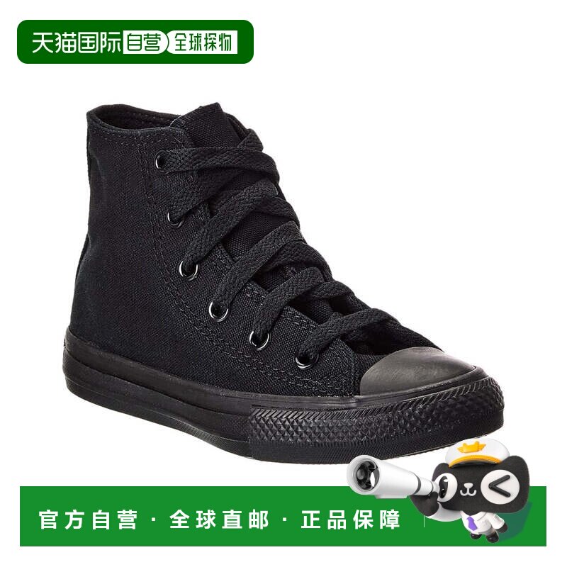 自营converse匡威Chuck Taylor全明星帆布高帮运动鞋-黑色 美国奥