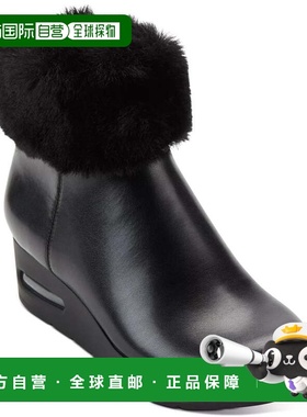 自营Dkny Nadra K3279020 Boots Women's Black Leather Wedge He