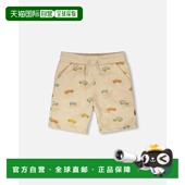 par Print deuxFrench Shorts 自营deux Jeep Terry Beige beig