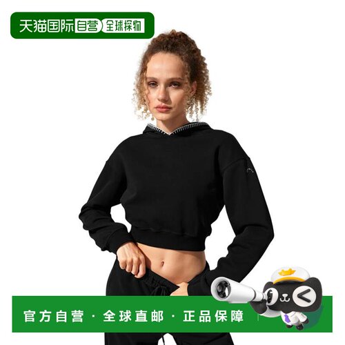 自营LILYSILK女士Seamflow Poise套头衫-黑色 美国奥莱直发帽衫