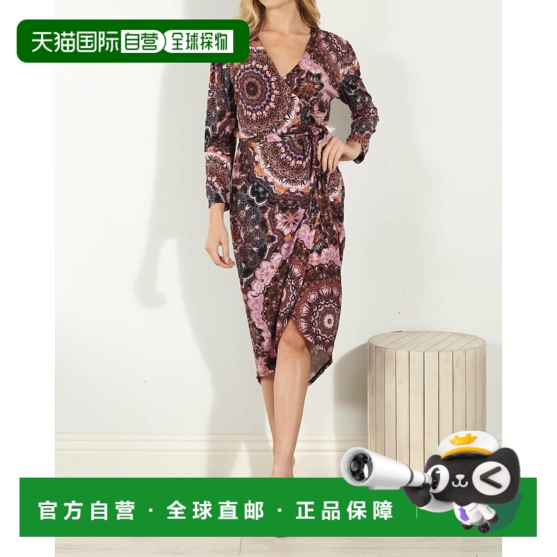 自营 veronica m这款紧身裹身长裙 美国奥莱直发