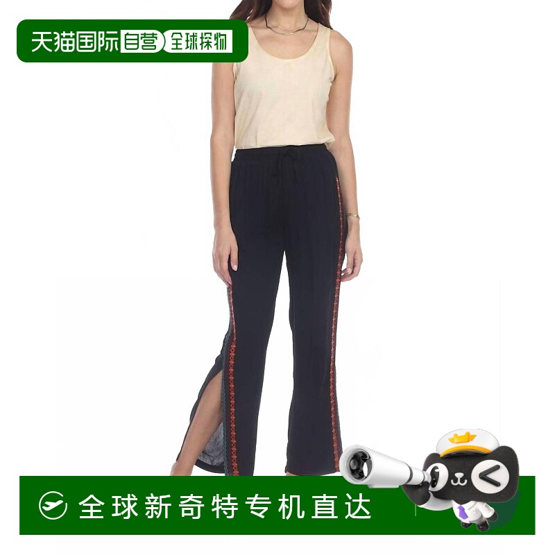 自营 paparazzi黑色女式褶皱拉裤 【美国奥莱】直发