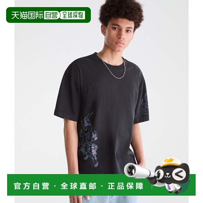 自营Aeropostale Fire Tiger Washed Graphic Tee - black 8 美国