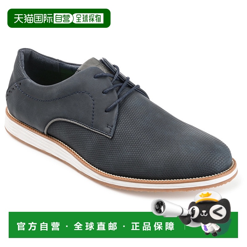 自营 Vance Co. Blaine 压花休闲正装鞋 - 蓝色 美国奥莱直发