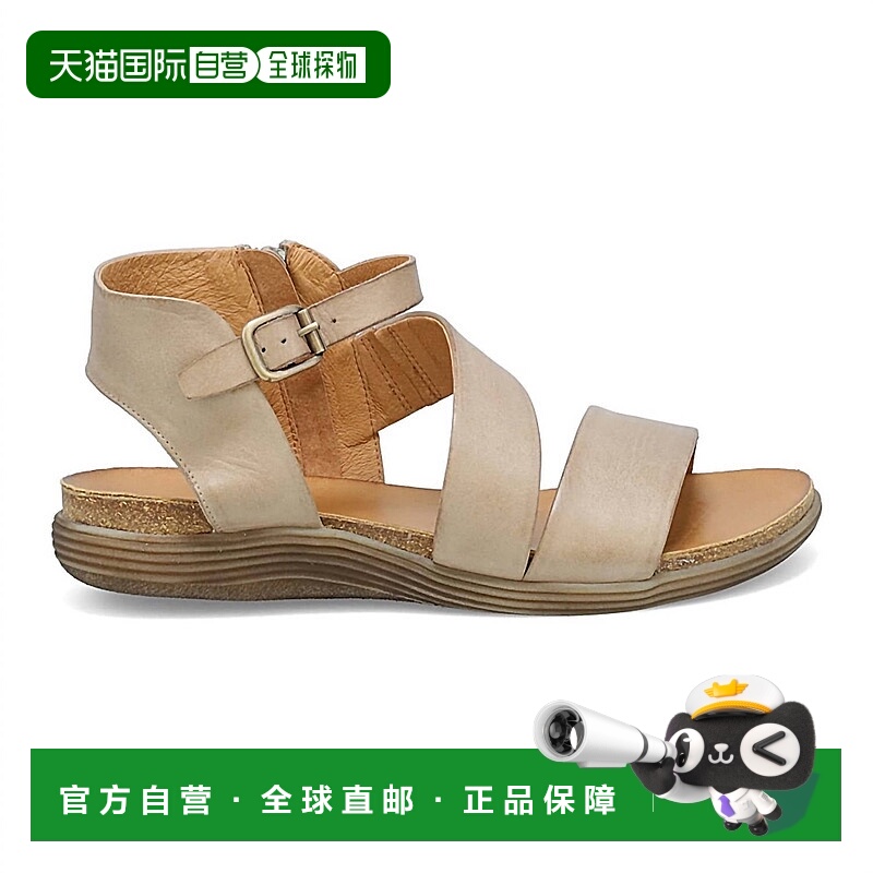 自营miz mooz米黄色女式草地凉鞋 美国奥莱直发