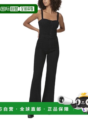 自营PAIGE  Leenah Jumpsuit - black 美国奥莱直发背带裤连体裤
