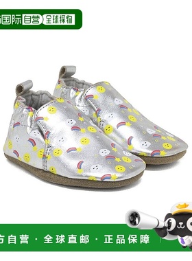 自营 Robeez Sun Rain Cloud 绒面革软底 - 银色 美国奥莱直发