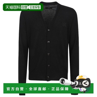 With Neck 自营amiriBlack Button Cardigan And Down Cashmere