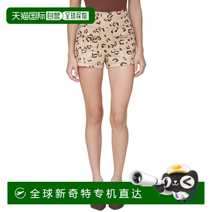 filles女孩印花短褲 自營 les 棕色 avec 美國奧萊直發(fā)