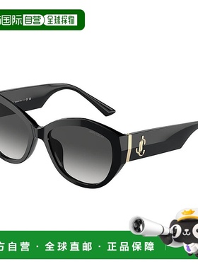 自营 Jimmy Choo JC 5013U 50008G 55mm 女式蝴蝶太阳镜 - 黑色