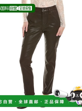 自营PAIGE Jolie Chicory Coffee Cargo Jean - brown 美国奥莱直