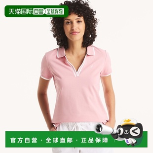 bridalrose 可持续工艺海洋分领翻领针织衫 美国 Nautica女式 自营