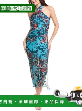 自营 All Saints Kaih Batu Midi连衣裙-蓝色 美国奥莱直发