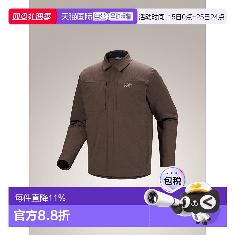 加拿大直邮Arc'teryx Cronin Insulated Overshirt 男士保暖衬衫