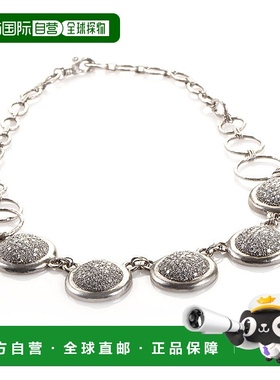 自营 Gurhan 铂金和钻石密镶项链 - 白色吊坠 美国直发奥莱饰品