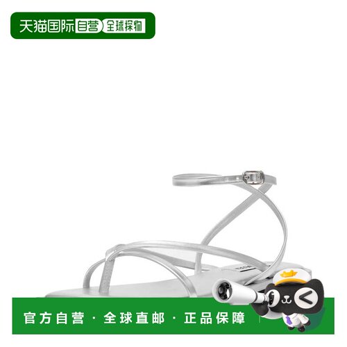 自营Steve Madden Agree-R Flat Sandal Silver  AGRE02S1-751 Wo