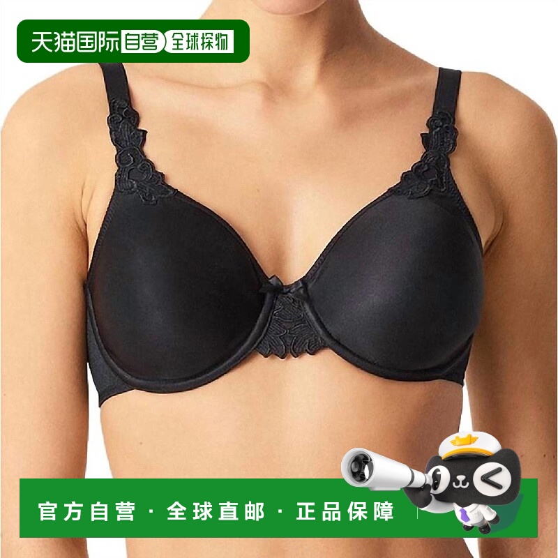 自营chantelleHedona Moulded Underwire Bra In Black - black
