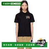 巴宝莉 香港直邮潮奢 1h可退 EKD Burberry 黑色 衫 男士 Polo