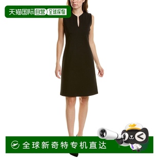york拉斐特148纽约Taren亚麻连衣裙 自营 new lafayette 黑色 148