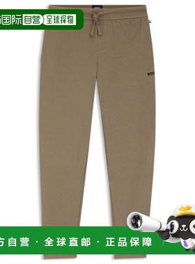 自营bossWaffle-structure pyjama bottoms in a cotton blend -