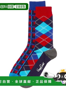 自营Happy Socks 2-Pack Argyle Sock - multi 美国奥莱直发