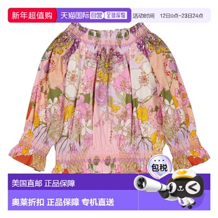 自营Camilla Kids Off Shoulder Top With Smocking, Size 12Y -