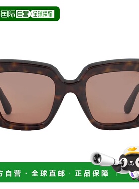 自营Tom Ford Esme Brown方形女士太阳镜FT1157 52J 50 - multi