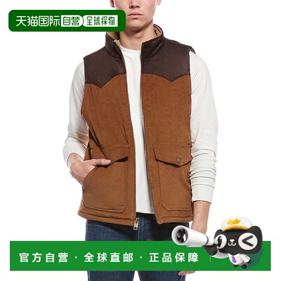 自营WEATHERPROOF VINTAGE Mixed Corduroy Vest - tan 美国奥莱