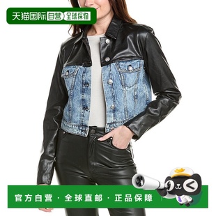 Alexa bone Combo Jacket 美国奥莱直发外套 自营rag blue