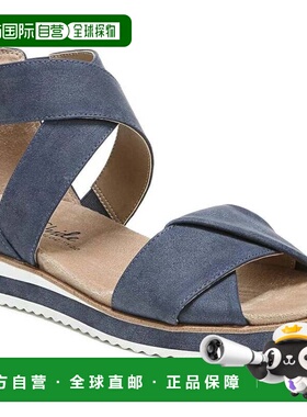自营LifeStride Zoom H5220S1-400 Sandals Navy Crisscross Stra