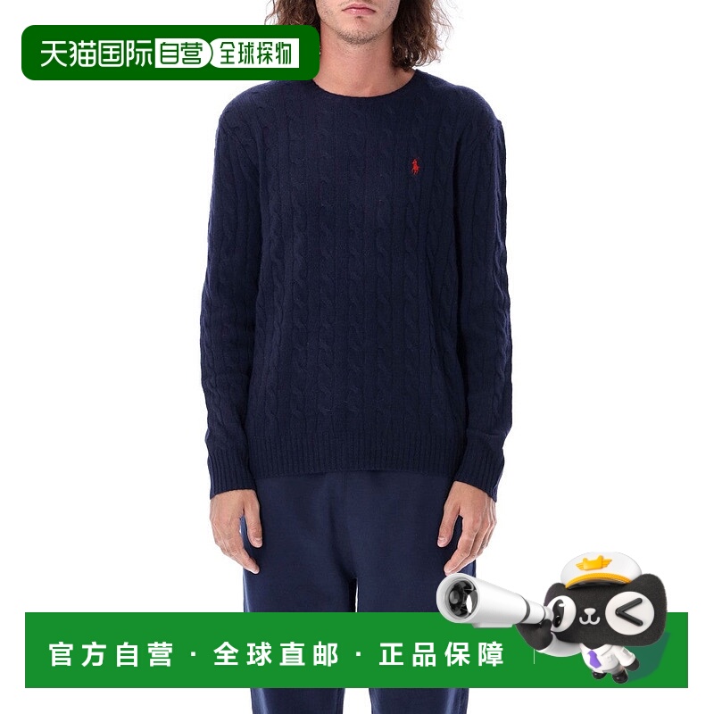 自营polo ralph laurenCable Knit Sweater With Ribbed Cuffs 美