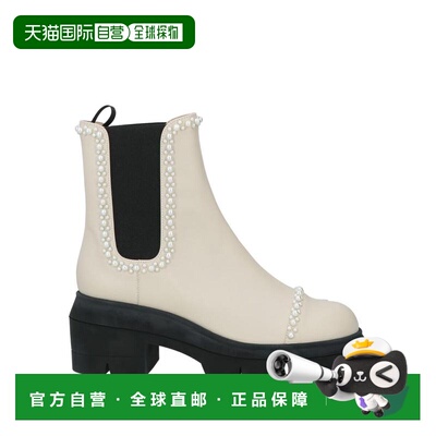 1h可退 【美国直邮】STUART WEITZMAN切尔西靴女鞋时装靴真皮珠饰