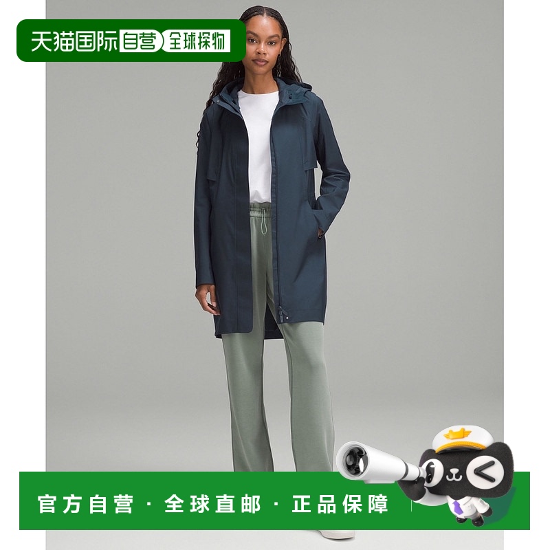 1h可退 美国直邮LULULEMON Rain Rebel Jacket True Navy新款外套