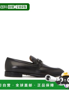 自营Salvatore Ferragamo Calfskin Slip-On Men's Loafers - bla