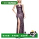 The Gown Population 自营Dress Fernanda Mermaid purple 美国