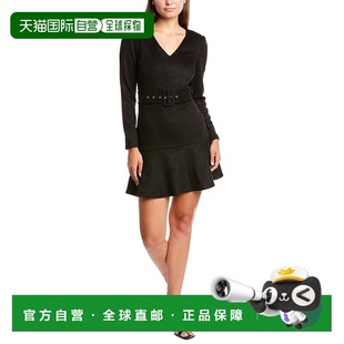 Beau 麂皮混纺 连衣裙 Honey 黑色 早秋新款 Zebra新款 自营 Wild