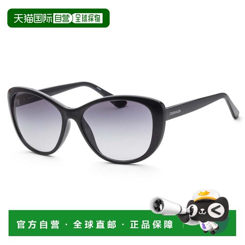 自营Calvin Klein Women's 57mm Black Sunglasses - black 美国