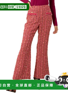 自营 Hale Bob Kayleigh长裤-红色 美国奥莱直发休闲裤阔腿裤