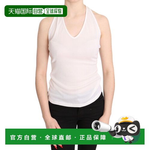 自营GF Ferre Halter Cotton Sleeveless Casual Tank Top Women'