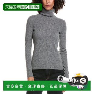 自营InCashmere Turtleneck Cashmere Sweater - grey 美国奥莱直