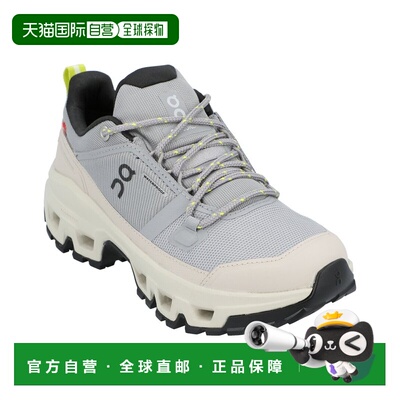 自营On Running Cloudrock低防水帆布运动鞋-灰色 美国奥莱直发