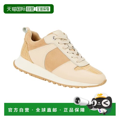 自营J.McLaughlin Emerson Leather & Suede Sneaker - beige 美