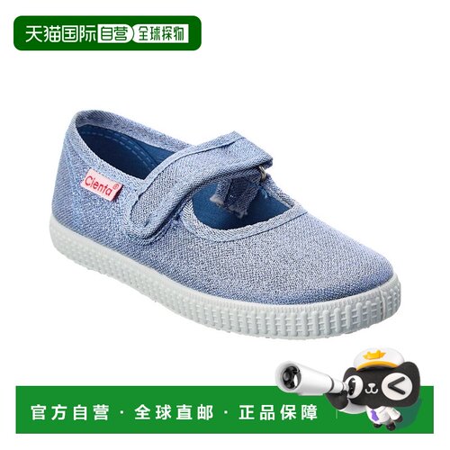 自营Cienta Canvas Mary Jane - blue 美国奥莱直发