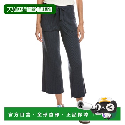 自营Splendid Georgie Rib Cashmere-Blend Pant - blue 美国奥莱