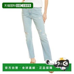 自营JOE'S Jeans Zamara High-Rise Straight Ankle Jean - blue